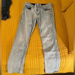 White Washed Blue Jeans